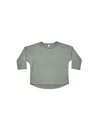 Quincy Mae | Long Sleeve Tee - Sea Green