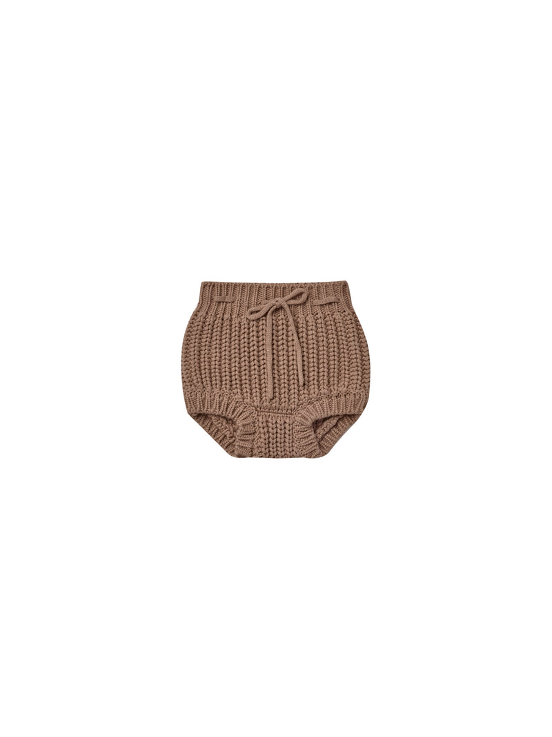 Quincy Mae | Knit Tie Bloomer Cocoa