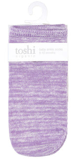Toshi | Organic Ankle Socks Marle Lavender