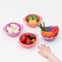 Bobo & Boo || Bamboo Snack Bowl Set in Sunset