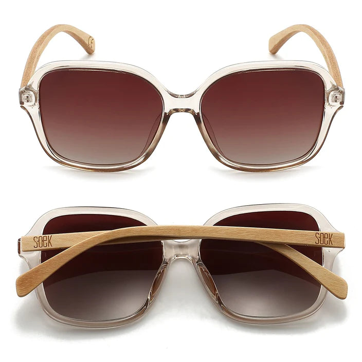 Soek | Scarlett Champagne Polarised Sunglasses