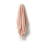 Wilson + Frenchy | Knitted Mini Cable Blanket - Blush