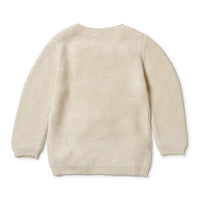 Wilson + Frenchy | Knitted Cable Jumper - Sand Melange