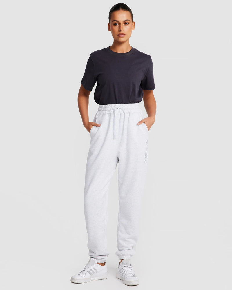 ORTC | Womens Track Pants White Marle