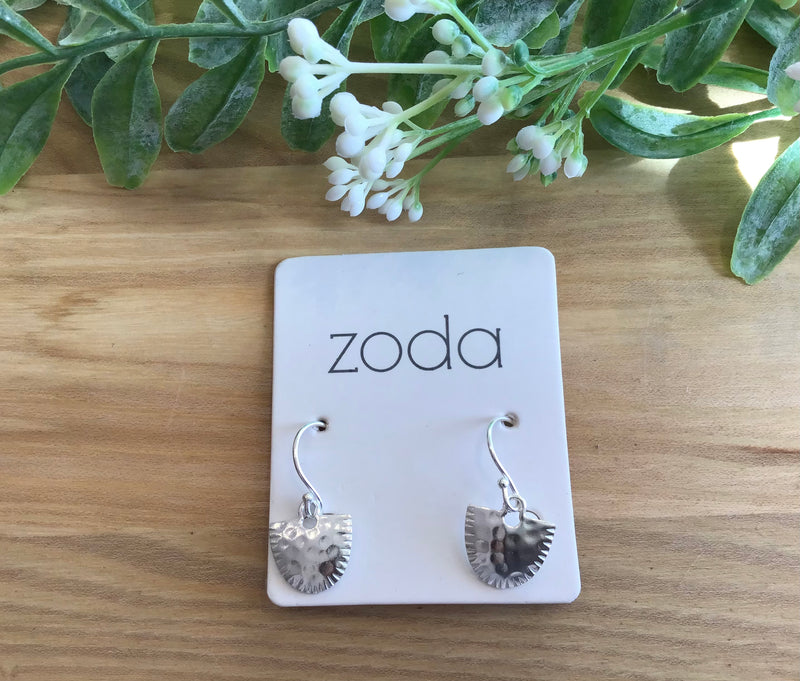 Zoda | Fan Earring - Silver