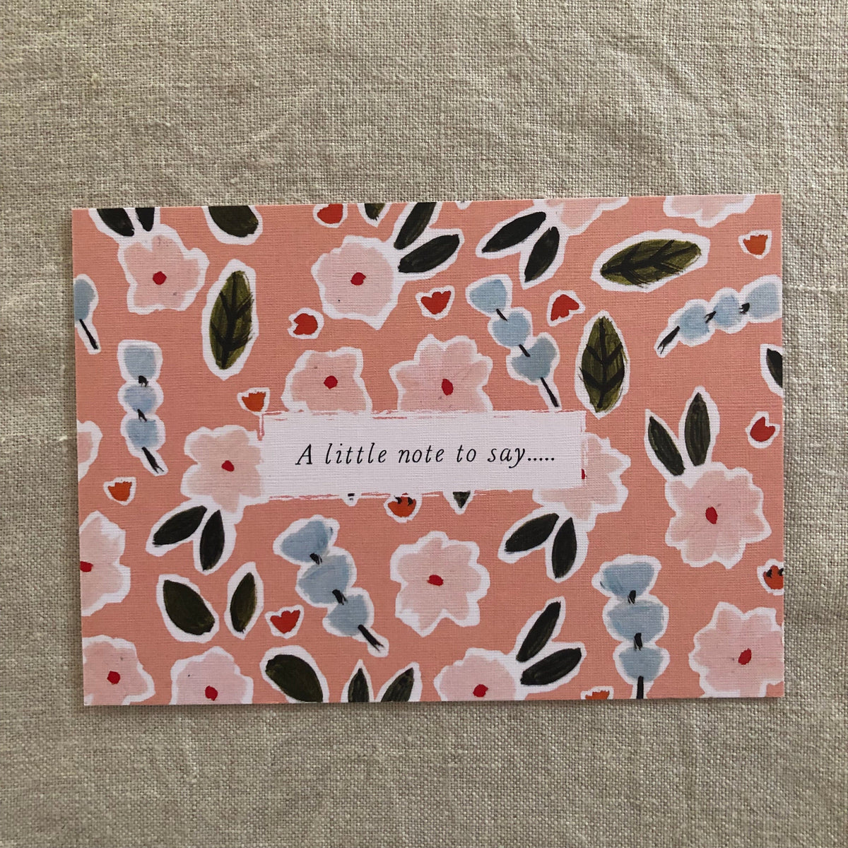 Pink Paddock | Pink Garden notecard