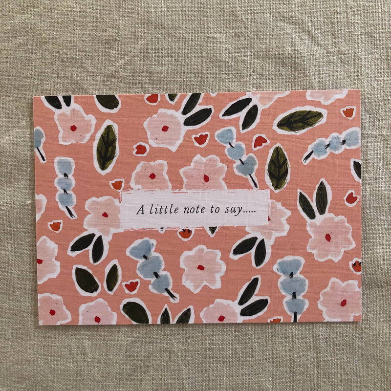Pink Paddock | Pink Garden notecard
