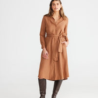 Shanty | Congo Shirt Dress - Terracotta