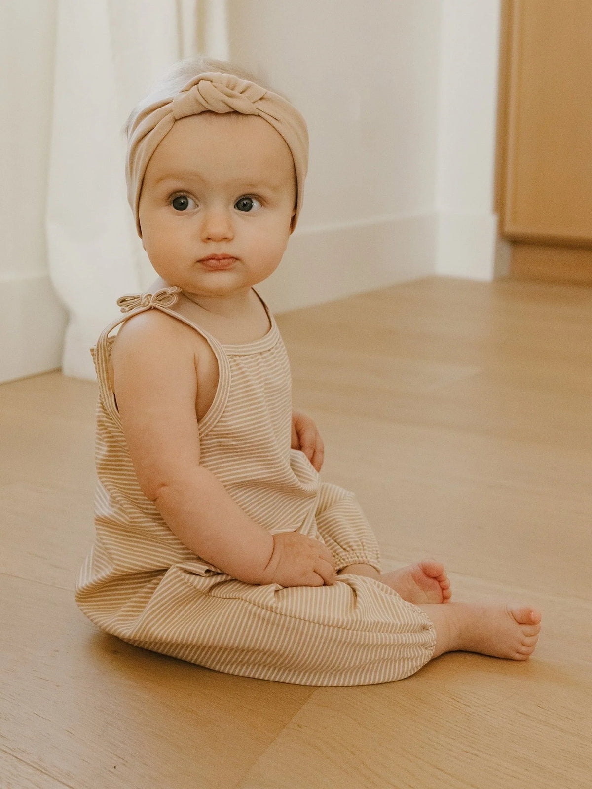 Quincy Mae | Knotted Headband - Apricot