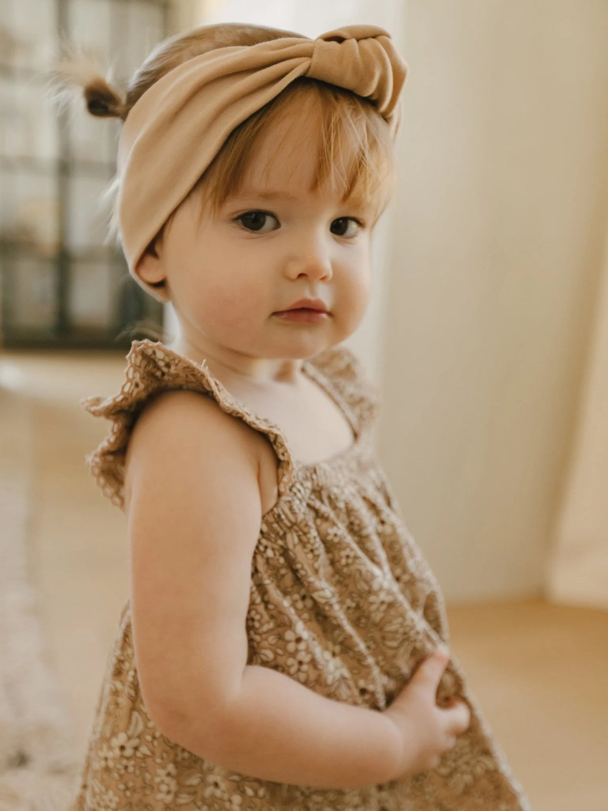 Quincy Mae Knotted Headband - Apricot Quincy Mae Knotted Headband - Apricot