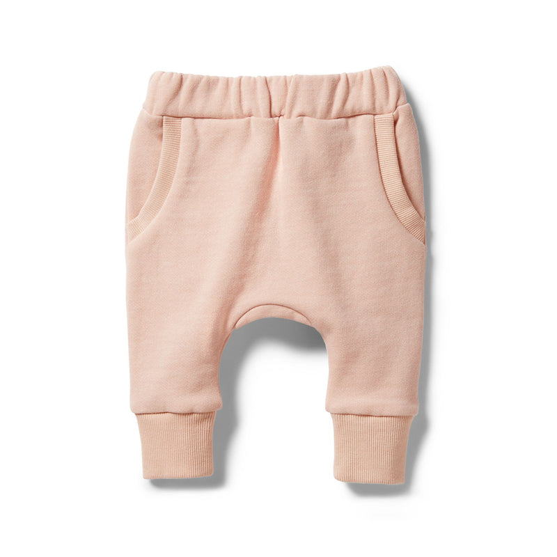Wilson + Frenchy - Organic French Terry Slouch Pant Cameo Rose