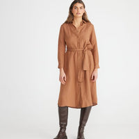 Shanty | Congo Shirt Dress - Terracotta